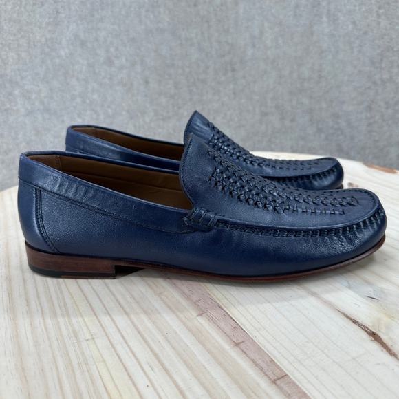 Florsheim Beaufort Weave Leather Loafers 11D Mens Slip On Dress Shoes Moc Toe‎ main image 15
